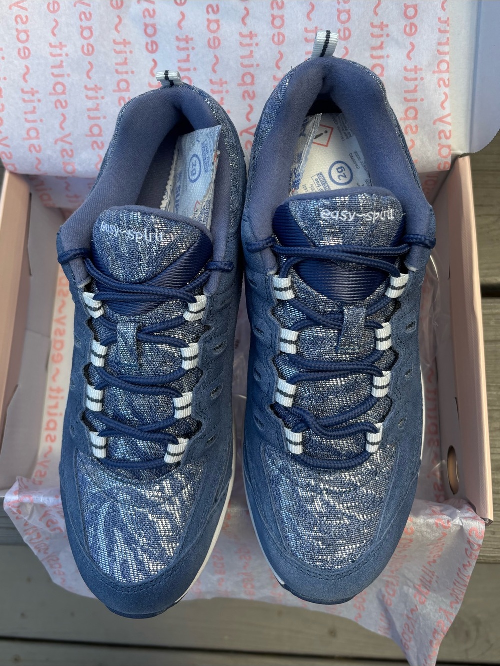 Easy Spirit medium blue 8n NWT walking/running shoes #6